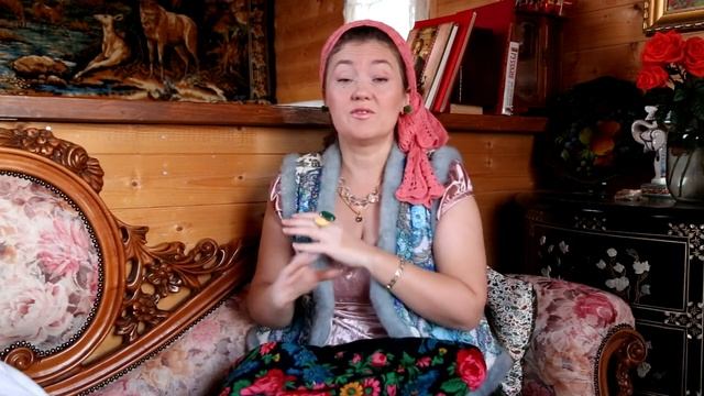 Русский платок с черным фоном | Когда собирать травы | Молодой сад смотреть онлайн