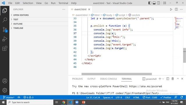 event vs event.target vs this in javascript | events in javascript | this keyword in javascript смотреть онлайн