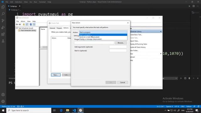 How to Automate / Schedule a Python script with Windows Task Scheduler смотреть онлайн