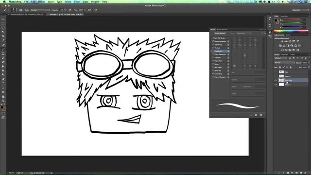[TUTORIAL] Minecraft Avatar Face without a Tablet! - Photoshop смотреть онлайн