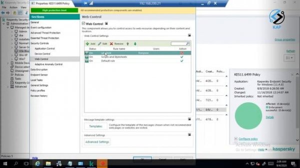 kaspersky software and web site exclusion | Kaspersky Internet Security 2020 end point Security