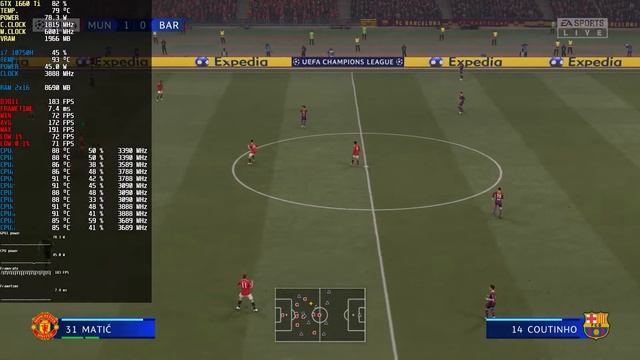 FIFA 2021 | GTX 1660 Ti Mobile | i7-10750H | 1080P | ULTRA | ACER NITRO 5 2020 | смотреть онлайн