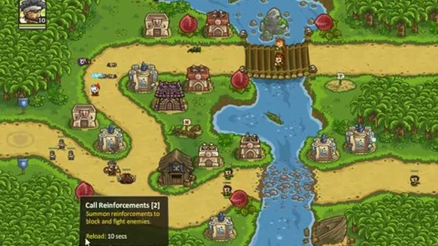 Kingdom Rush Frontiers - Heroic Challenge - Casual - LEVEL 8 смотреть онлайн