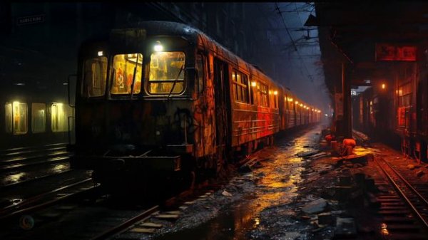 GHOST TRAIN - Blade Runner Vibes- Futuristic Synthwave Soundscapes.