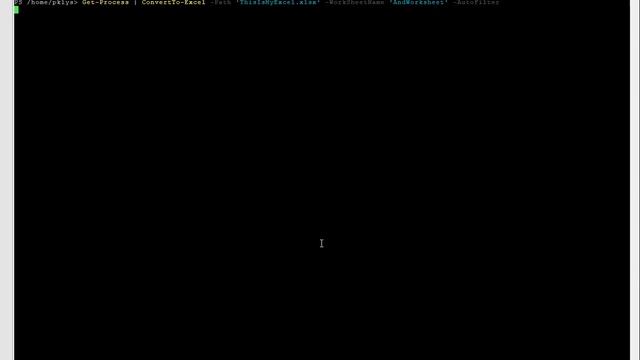 PSWriteExcel - PowerShell To Excel On UBUNTU
