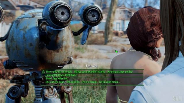 Fallout 4 - NATE AS APOLLO ANDROID - Apollo Android Playable Race - Meeting Codsworth Ft Nora смотреть онлайн