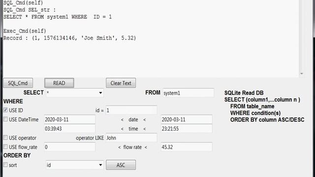 Python SQLite Read App смотреть онлайн