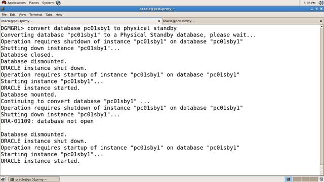 Create a standby snapshot database: step 3 смотреть онлайн