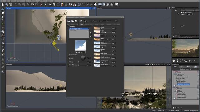 VUE: Lake view painting scene project (part 8) смотреть онлайн