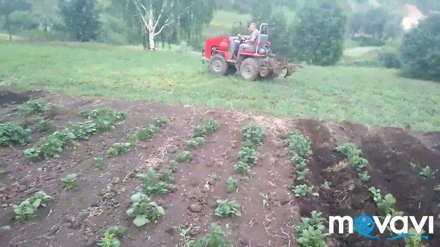 Летние работы на самодельном минитракторе! смотреть онлайн