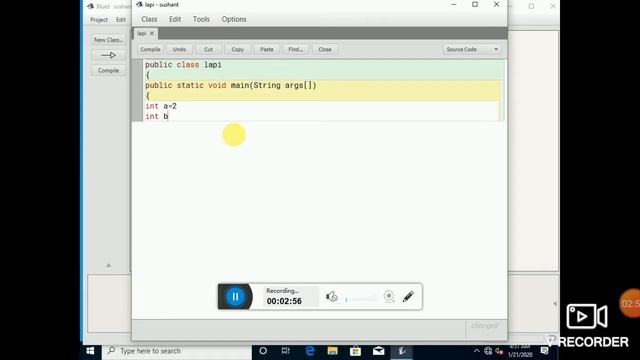 How to write java in bluej смотреть онлайн
