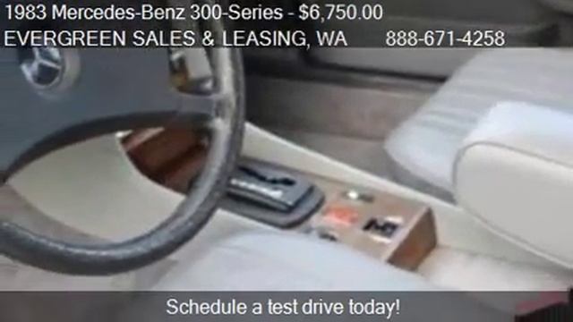 1983 Mercedes-Benz 300-Series Sale Priced Today $4450$ for s смотреть онлайн