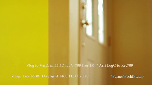 Panasonic GH4 Vlog with Varicam 35 3D lut / Arri LogC to Rec709 смотреть онлайн