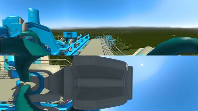 360 VR Box video Roller Coaster Swimming Pool Water Park Google Cardboard Oculus Rift смотреть онлайн
