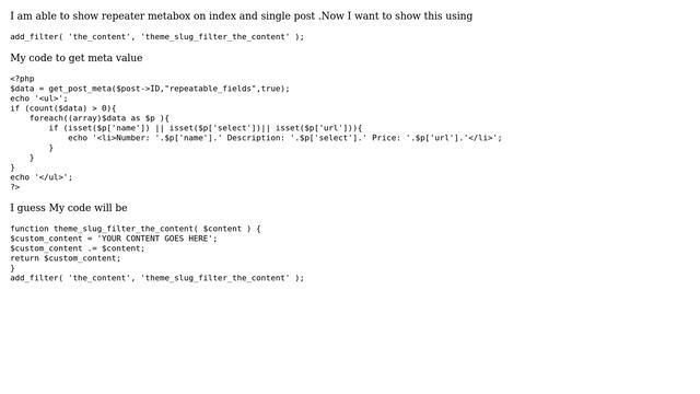 Wordpress: Adding Metabox Value Using the content filter смотреть онлайн