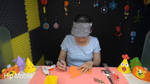 Hướng dẫn cách làm một hộp để bàn dễ thương bằng xốp nhũ | Híp Mobile смотреть онлайн