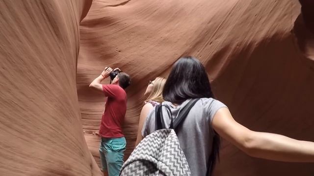 Antelope Canyon, Каньон Антилопы, Аризона смотреть онлайн