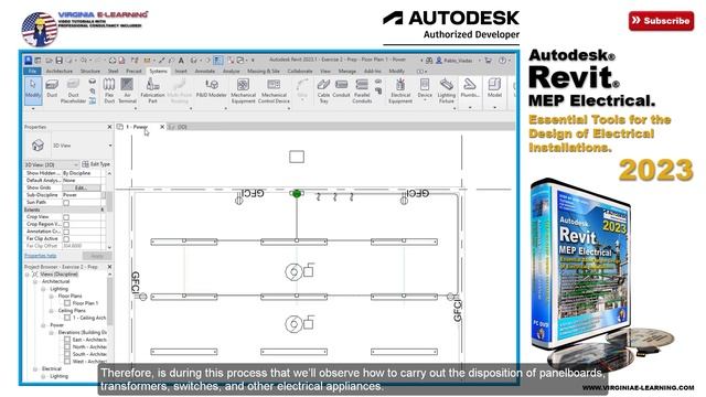 Revit MEP Electrical 2023 Tutorial смотреть онлайн