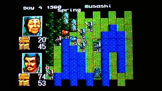 Another Genesis/MD game: "Nobunaga's Ambition" gameplay and SEGA Mega Mouse demostration смотреть онлайн