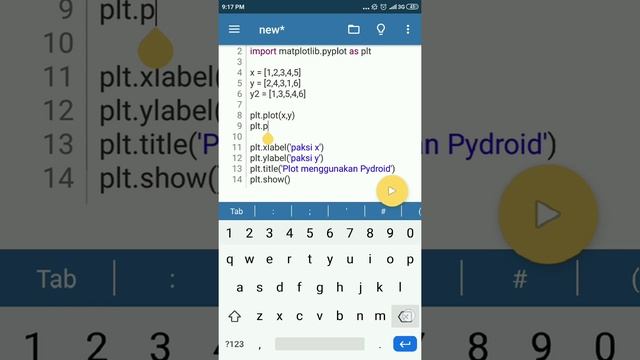 Belajar Python di Android: Membuat Plot 2D Sederhana смотреть онлайн