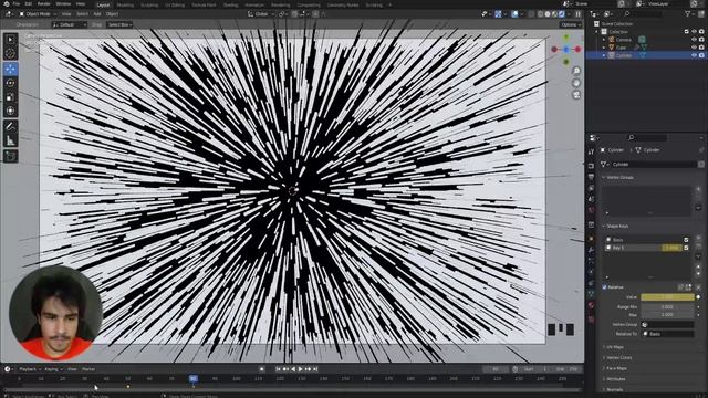 Comment faire un Effet VITESSE LUMIERE sur Blender [TUTO RANDOM #EP16] смотреть онлайн
