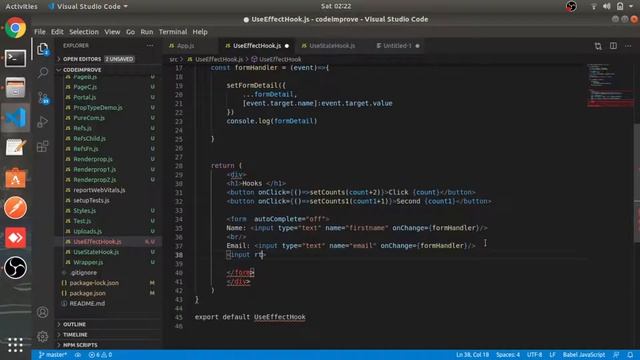 useEffect | Hooks | Part #37 | React js in Hindi tutorial смотреть онлайн