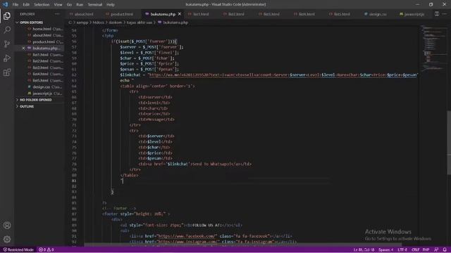 uas daskom membuat katalog produk dan live coding php смотреть онлайн