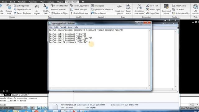 Creating Custom commands using Auto Cad Lisp (Portable) смотреть онлайн