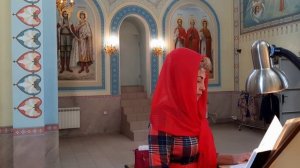 Третий антифон «Во Царствии Твоем» (А. Алексеева). Читает Мария Урюпина.