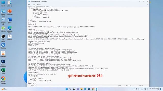 Xóa Trình Duyệt Microsoft Edge cứng đầu chỉ với 1 Click chuột смотреть онлайн