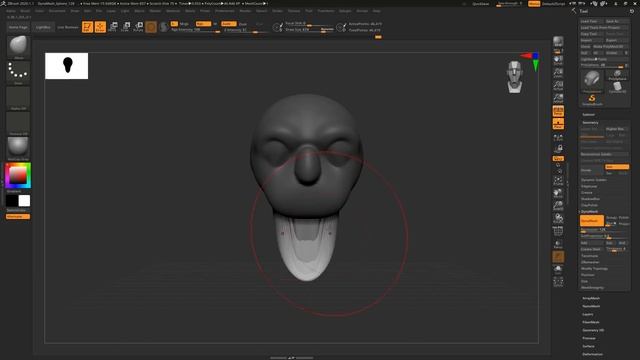 ZBrush простыми словами: как слепить первую модель? Урок для новичков. Начало работы в ZBRUSH 2020