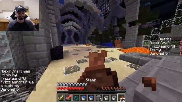 Minecraft 1VS1VS1VS1 YOUTUBER LUCKY BLOCK WALLS! | (Minecraft Modded Minigame) | JeromeASF смотреть онлайн