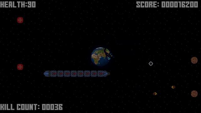 S.N.A.K.E vs Planetroids Gameplay (C#, MonoGame) смотреть онлайн