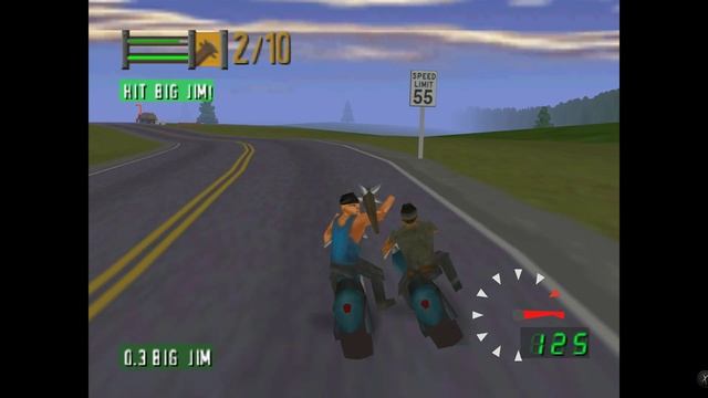 Road Rash 64 Level 1 race 1 смотреть онлайн