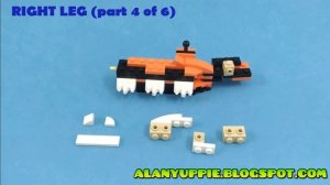 Tutorial: Transformer Snarl  Dinosaur Stegosaurus from LEGO Creator 31129: Majestic Tiger