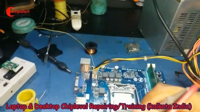 Gigabyte Ga-h61m-s1 No display/Cpu VTT missing problem solved. смотреть онлайн