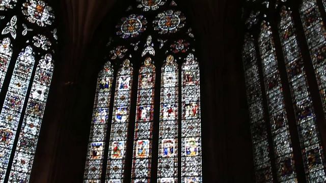 Шикарный потолок, собор Йорка, Англия смотреть онлайн