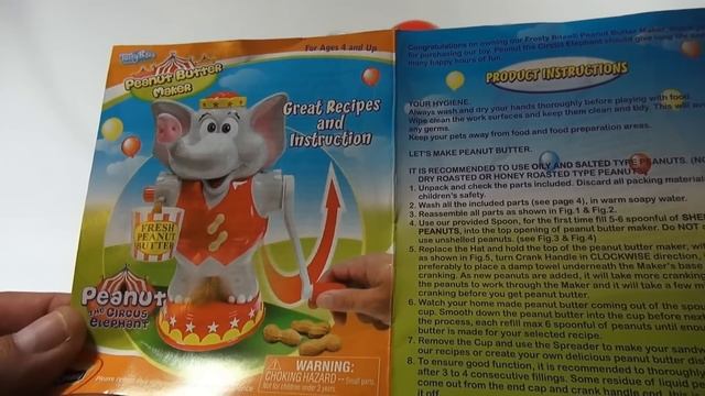 Peanut The Circus Elephant Peanut Butter Maker Set, 2005 смотреть онлайн