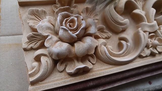 Технология росписи патинирования багета с декором #decor