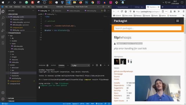 TUTO PHP #5 | CRÉER UN BLOG | Le router смотреть онлайн