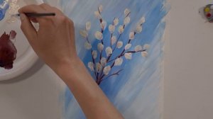 Рисуем вербу. Рисунок на Вербное воскресенье