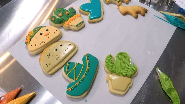 Cute and Easy Fiesta Cookies: Session 2 Prickly Cactus! смотреть онлайн
