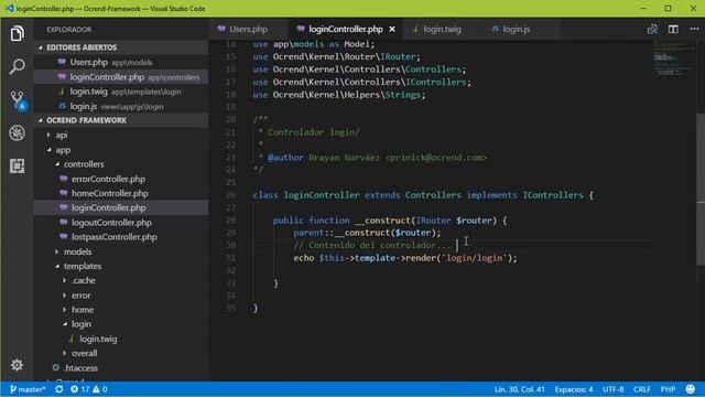 Ocrend Framework 2 - Implementar Login y Usuarios [Tutorial] смотреть онлайн