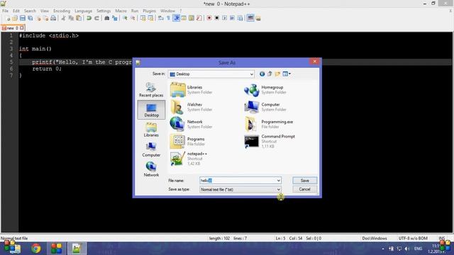 Програмиране на С: #1 Инсталиране на Notepad++, MinGW и Hello world програма смотреть онлайн