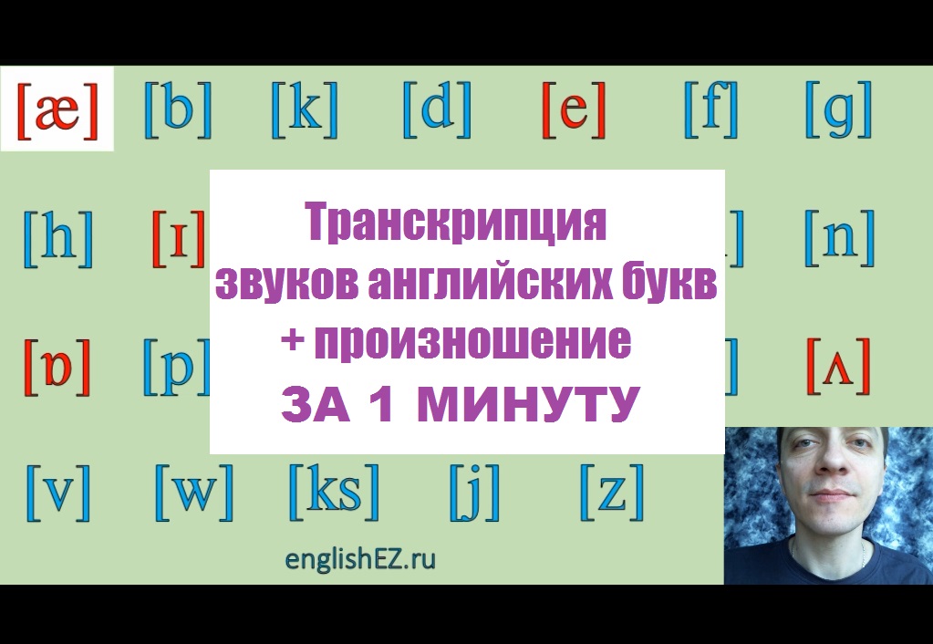 Урок 2. Ч1 Транскрипция английских звуков с произношением. Алфавит. смотреть онлайн