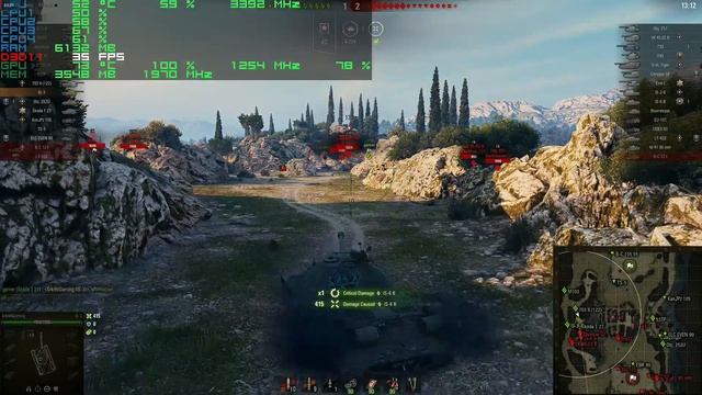 GPU: AMD SAPPHIRE RX550 PUSLE 4GBv - Test On - World Of Tanks