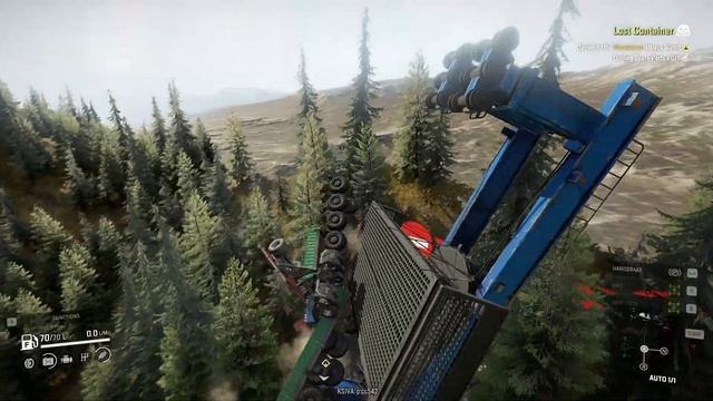 SnowRunner Z2 Gantry Crane - LET'S LAUNCH IN THE SKY with Titanium? смотреть онлайн