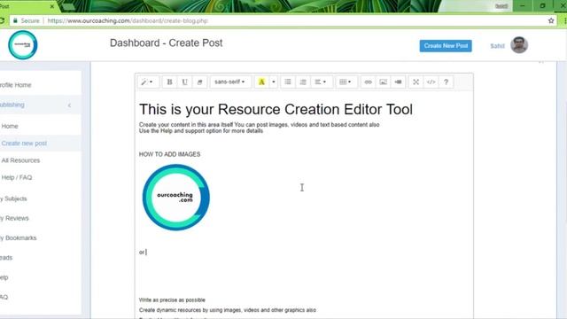 Insert Images - Ourcoaching.com Editor tutorials смотреть онлайн