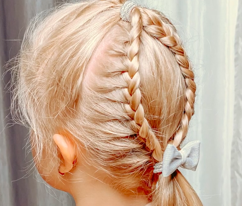 Ленивые прически в школу |Простые прически на длинные волосы смотреть онлайн