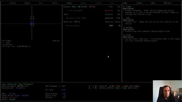 VEHICLE BASICS - 04 Cataclysm Dark Days Ahead CDDA TUTORIAL смотреть онлайн
